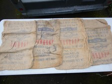 Sac toile de jute PLAN MARSHALL US post wwii ww2