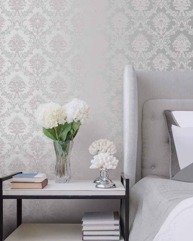 SB37908 - Simply Silks 4 Classic Damask Dark Cream Galerie