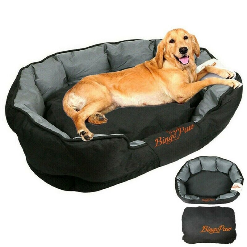 XXL Large Dog Bed Waterproof Sofa Dog Pet Bolsters Removable Cushion