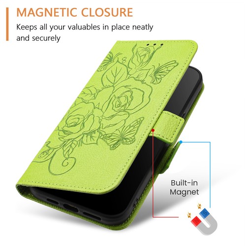 For Google Pixel 9 Pro XL 8 7 6 8A 7A 6A Flower Leather Wallet Case Flip Cover - Picture 60 of 91