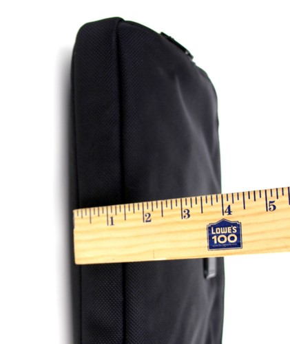 TUMI NERO BALISTICO NYLON IMBOTTITO 12" CUSTODIA PER LAPTOP PORTA DOCUMENTI CARTA - Foto 8 di 10