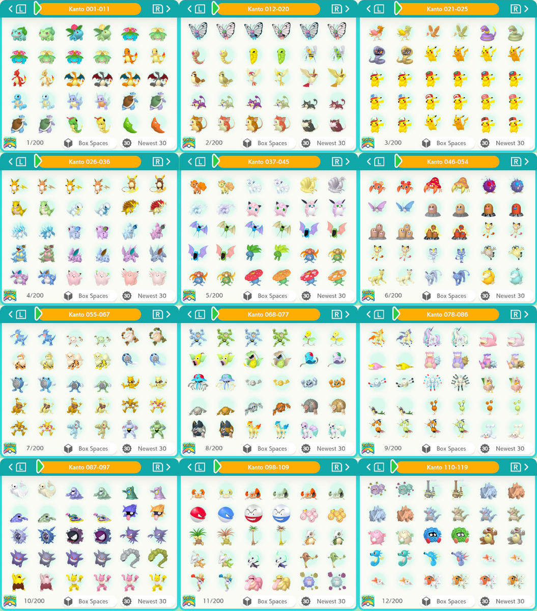 ✨Ultimate Shiny Full Pokedex Gen 1-8, Pokemon Home, COMPLETE