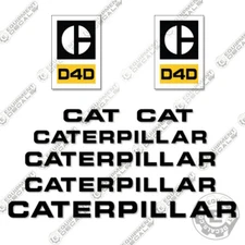 Fits Caterpillar D4D Dozer Decal Kit Equipment Decals 1970's