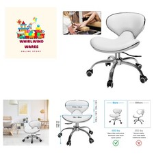 Pedicure Stools for Nail Tech,Short Height Adjustable Stool Swivel Chair for ...