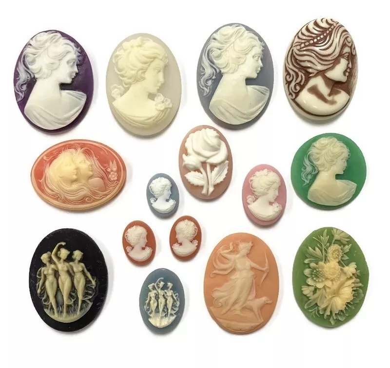 Resin cameos outlet