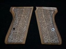 CUSTOM MADE WALNUT WOOD GRIPS FITS WALTHER  S W PPK/S FLORA-1 