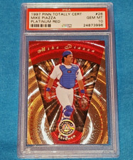 1997 PINNACLE CERTIFIED PLATINUM RED #26 SER#D/3999 MIKE PIAZZA HOF PSA 10  🔥 