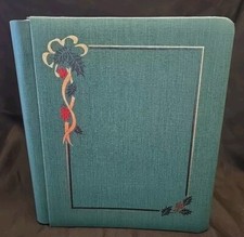 Vtg Creative Memories Scrapbook Album Holiday 1996 Christmas 8x10 Clothbound