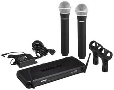 Shure Dual Vocal Wireless System Microphone SVX288J PG28-JB1 Mic Receiver Set
