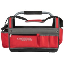Nerrad 18" Plumbers Open Tote Tool Carry Bag Case 32 Pockets Soldering Brazing