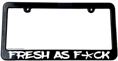 FRESH AS FCK Jdm Wakaba Leaf JDM License Plate Frame - Foto 9