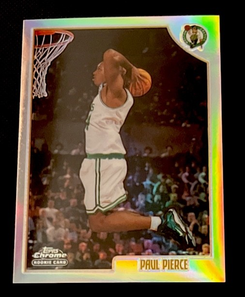 1998-99 Topps Chrome Refractor #135 Paul Pierce Boston Celtics Rookie RC Mint