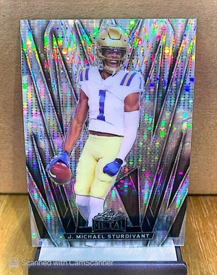 2024 Leaf Metal J. Michael Sturdivant SILVER PULSAR #/10 #46 UCLA
