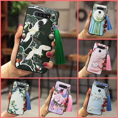 MYDING-Phone Case for LG K51/Reflect/L555DL,  Bell Chinese Style Durable TPU