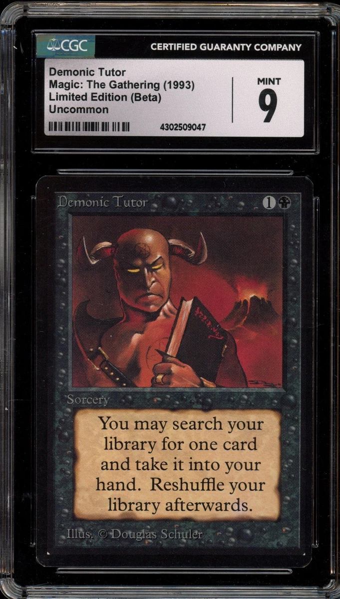 Demonic Tutor Magic: The Gathering Near Mint or Better Uncommon