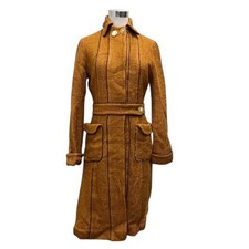 Mina Perhonen Wool Blend Mohair Long Coat 90s 00s Outerwear Used