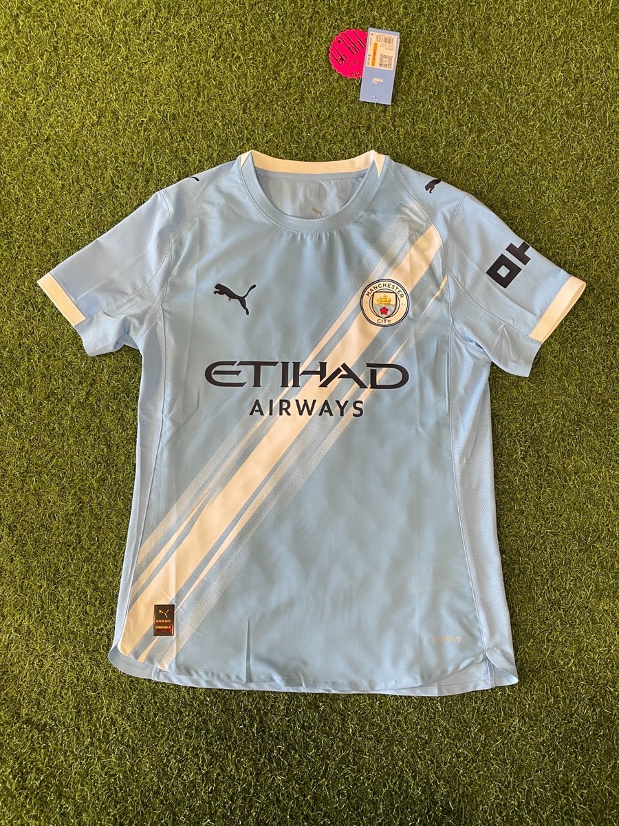 Puma Manchester City Authentic Home Jersey 25/26 - Blue/White | eBay