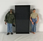 2 - Hasbro 12" G.I. Joe Action Figures & Vietnam Wall Memorial Lighted