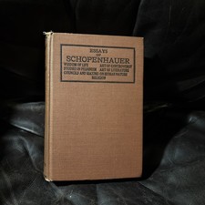 Vintage Edition Essays of Schopenhauer Published by the Willey Book Co. *Flawed