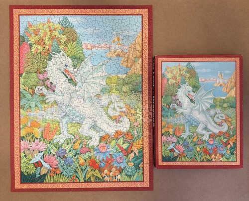 VTG 1980's SPRINGBOK THE LAND of the DRAGONS 500+ pc JIGSAW PUZZLE COMPLETE