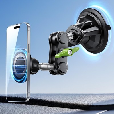 MAGIC JOHN Magnetic Car Phone Holder [Strong Suction&Strong Magnetic] 360°... 