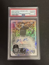 2023 Topps Chrome Update Max Meyer B&W Mini Diamond Auto PSA 10 RC SSP