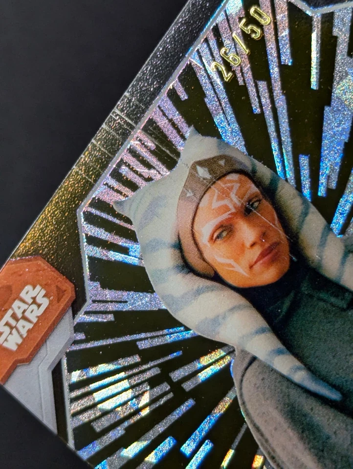 2024 Topps Star Wars High Tek - Hyperspace Ahsoka Tano #5 Gold 26/50 - Image 3 of 3