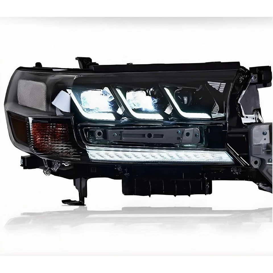 Conjunto de conjunto de farol de LED para Toyota Land Cruiser 2016-2021 lâmpada de seta - Imagem 4 de 4