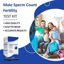 Male Fertility Test Kit - Home Sperm Analysis with Results Provided