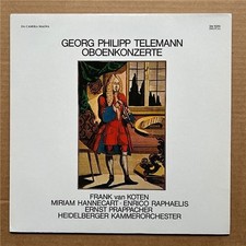 TELEMANN - OBOENKONZERTE FRANK VAN KOTEN - HANNECART - RAPHAELIS LP nice copy  -