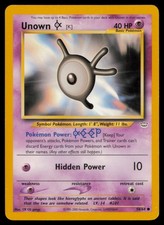 Unown [K] 58/64 Common Neo Revelation Pokemon Unlimited Lightly Played
