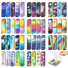 48 Pieces Unique Sensory Stickers for Anxiety Items - Sensory Strips with Sto...