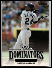 KEN GRIFFEY JR - 1994 Donruss - 90's Dominators Batting Average #6