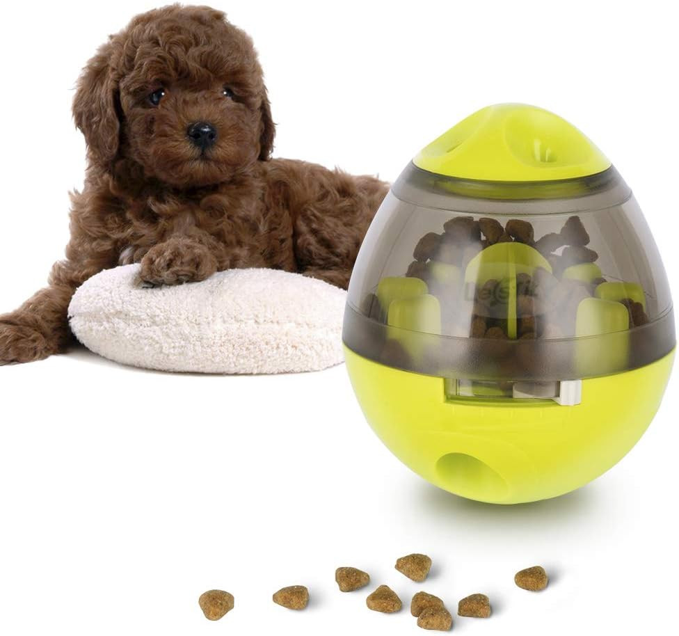 Lesfit Interactive Dog Toys, Enrichment IQ Treat Dispenser Ball