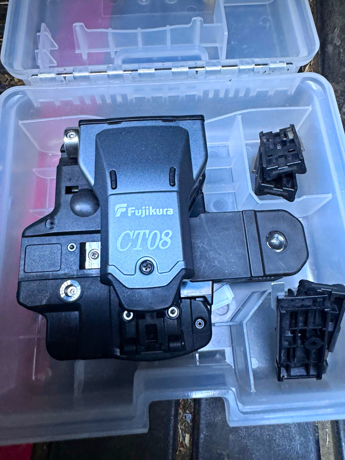 Fujikura CT08 Fiber Optic Cleaver with Carry Case - CT-08 Precision Tool
