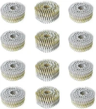 3600 Count Siding Nails 15 Degree 2-1/2 Inch x .092 Collated Wire Grey 