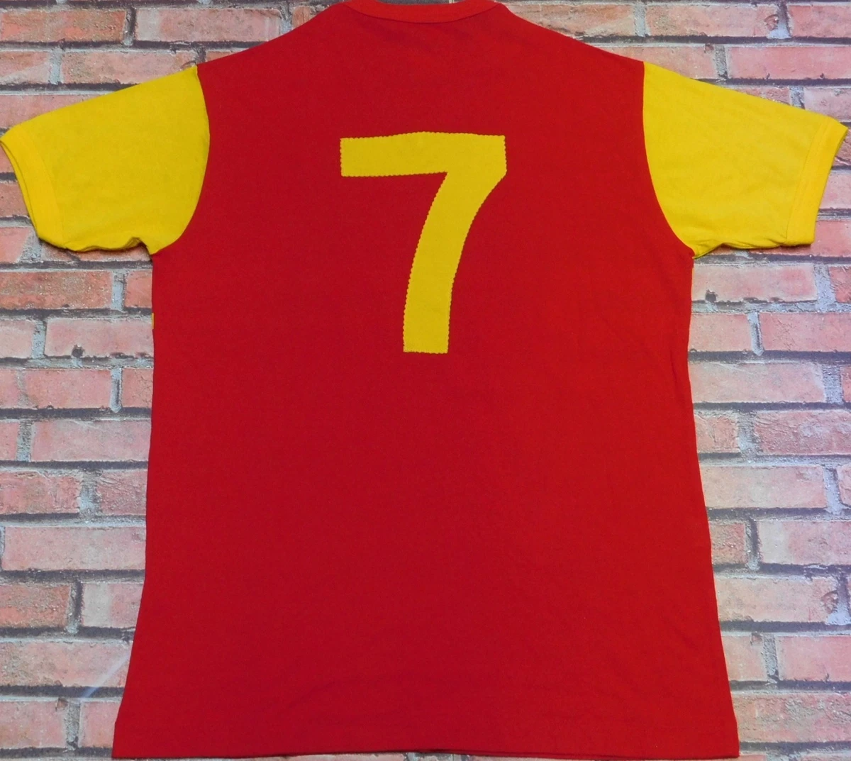 Maillot Football Vintage Italie Ennerre N°15 - Blanc, Manches Courtes, Taille L/XL