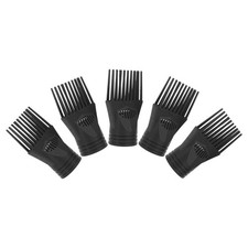 5 Pcs Hair Dryer Nozzle Blow Attachment Comb for Curly Detangling