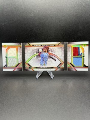 2024 Topps Triple Threads Bryce Harper #WGR-BH Windows Into Greatness Relic /10