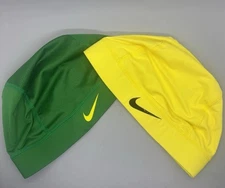 LOT OF 2 Nike Football Oregon Ducks Team Issued Skull Cap 1 Size Fits Most NEW!