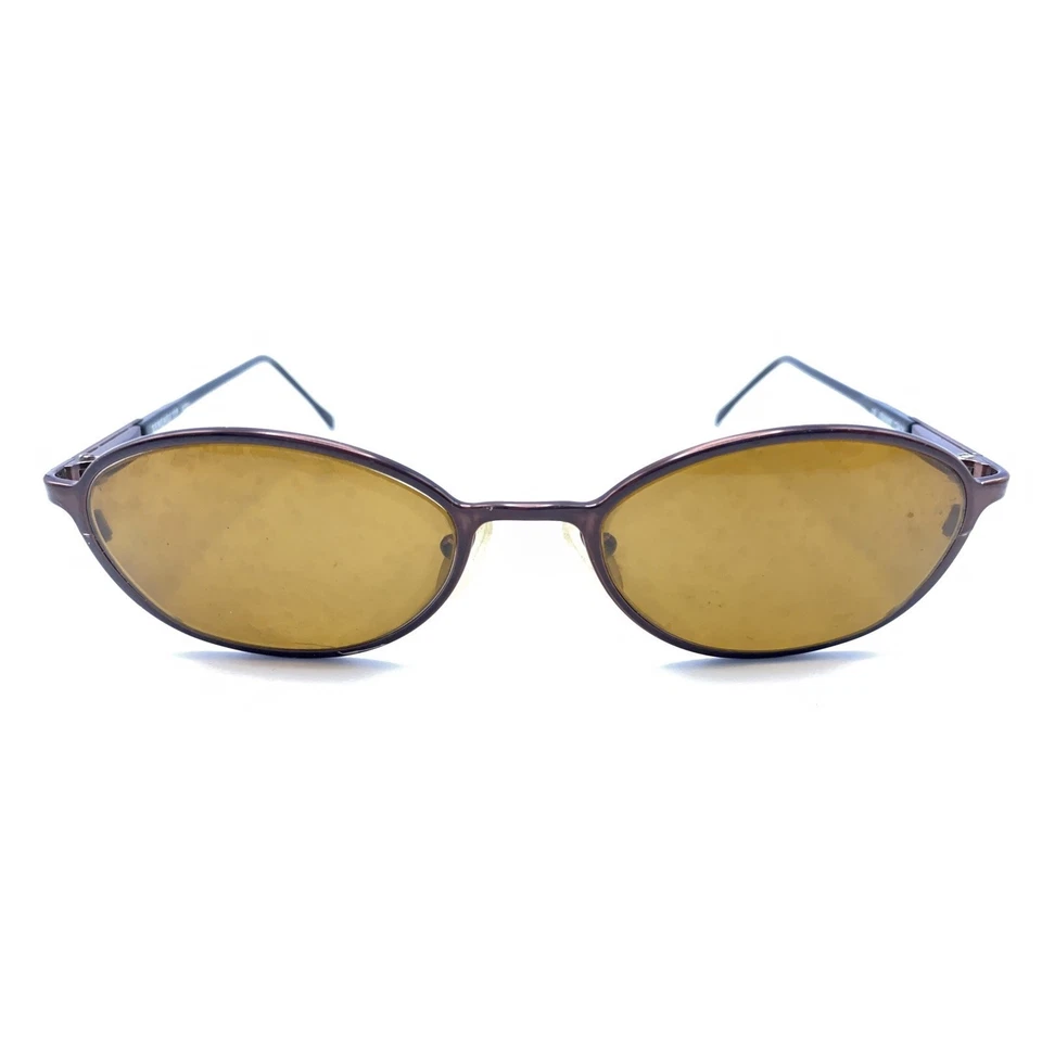 Serengeti 6737 Copper Black Metal Round Oval Sunglasses Frames Italy Men Women Foto 2 de 4