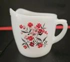 Vtg Anchor Hocking Fire King Primrose Creamer Milk Glass
