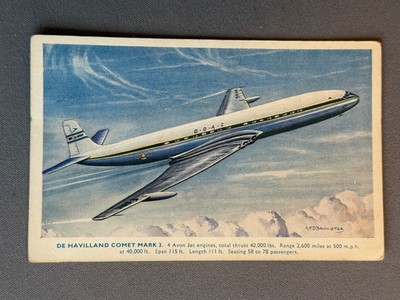 Airplane De Havilland Comet Mark 3, B.O.A.C., A/S A.F.D. Bannister, ca 1930