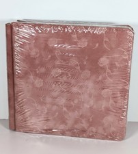 Creative Memories SCRAPBOOK 7x7 DUSTY MAUVE PINK Embossed ROSE Album NEW Sealed