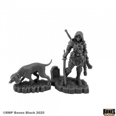 CATALINA AND HUGO Reaper Miniatures Bones Black REM44248 D&D