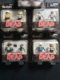 Lego Walking Dead MiniMates Two Pack Lot/Includes SDCC Variant/5 Total