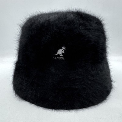 Y2K Kangol Blue Furgora Black Bucket Hat Size Medium Unisex