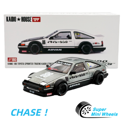 #ad CHASE ！Mini GT x Kaido House 1:64 Toyota AE86 Sprinter Trueno Kaido Street #180 $139.99