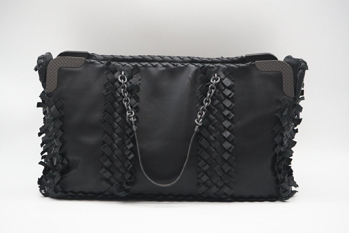 Bottega Veneta Leather Chain Tote Bag Good Condition thumbnail 4