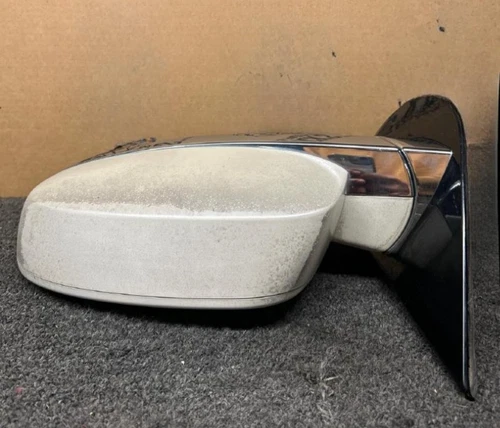 2007-2008 Cadillac Escalade Left Driver Side View Power  Mirror Door White Oem